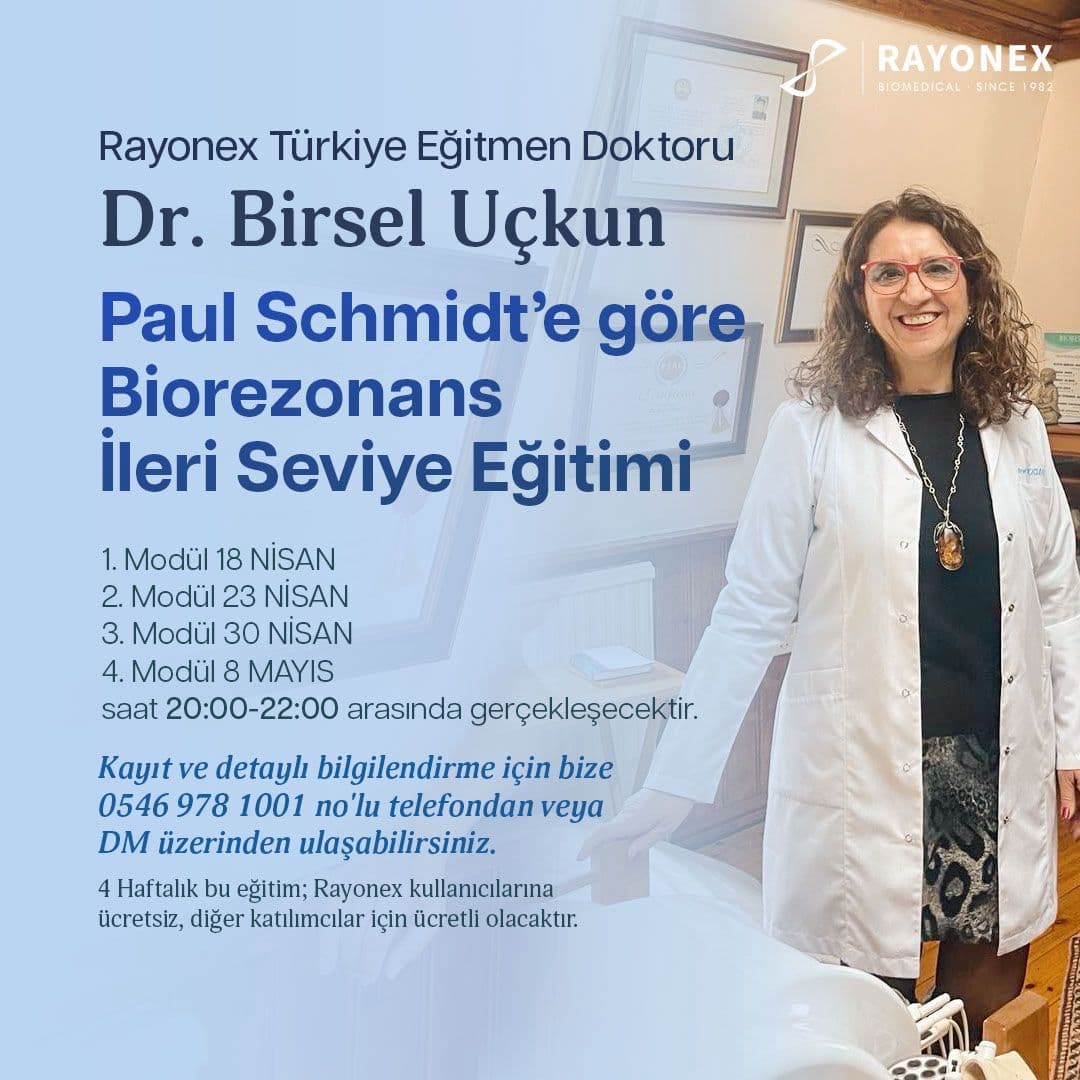 Dr. Birsel Uçkun Paul Schmidt'e Göre Biorezonans İleri Seviye Eğitimi etkinlik görseli